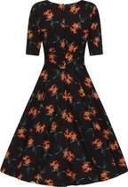 Autumn Lily Dress in Swing Vintage Jaren 50 Stijl