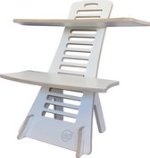 Sta bureau XXL – Standing desk, Thuiswerkplek - Ergonomisch in hoogte verstelbaar – WIT - By Ed Works