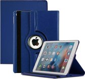 Hoes geschikt voor iPad 2021 / 2020 / 2019 (9e/8e/7e Generatie / 10.2 inch) - 360° draaibare Bookcase - Blauw