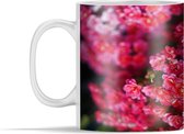 Mok - Bloemen - Roze - Macro - 350 ml - Beker