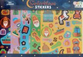 Sinterklaas stickers 140 stuks premium - 5 stickervellen Sint en Piet