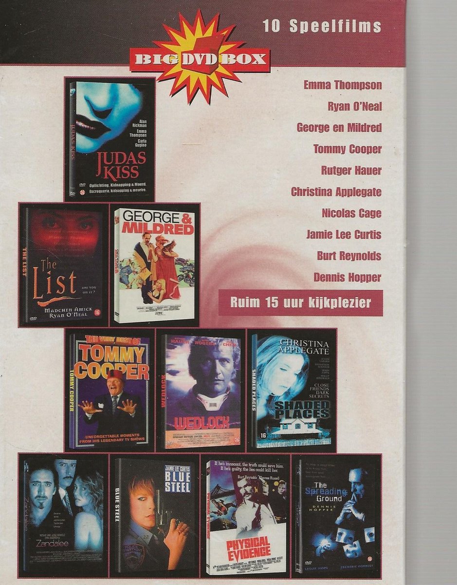 10 FILM BIG DVD BOX