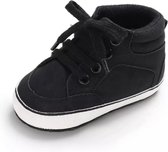 Baby Schoenen - Kinderschoenen - Eerste Wandelaars - Zwart - Maat 0-6M