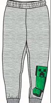 Minecraft jogging broek - grijs - Maat 140 / 10 jaar