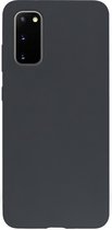BMAX Siliconen hard case hoesje geschikt voor Samsung Galaxy S20 - Hard Cover - Beschermhoesje - Telefoonhoesje - Hard case - Telefoonbescherming - Antraciet