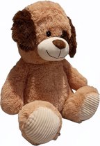 Pluche knuffel hond XL - 60 cm - Knuffel - Kinder knuffel - Knuffelbeer - Met vulling van gerecycelde PET-flessen - Teddybeer