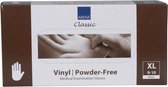 Abena - Vinyl Handschoenen - Wit - Poedervrij - Maat XL - 100 Stuks