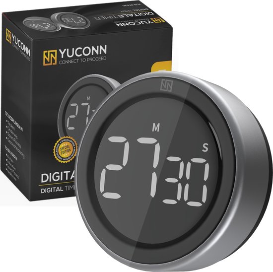 YUCONN Digitale Kookwekker SE- Keukenwekker - Timer en Stopwatch -  Magnetisch -... | bol.com