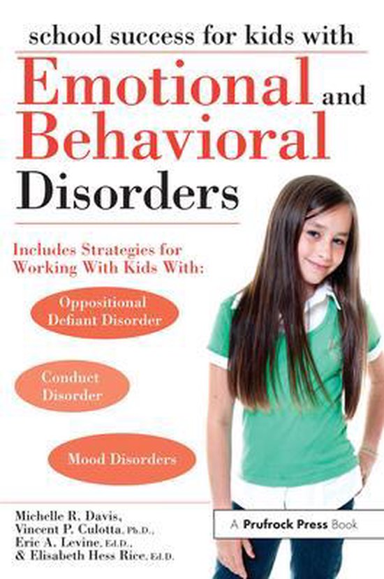 School Success for Kids With Emotional and Behavioral Disord ... - cover