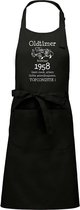 Tablier de cuisine - Tablier de BBQ - Oldtimer - Année 1958 - noir