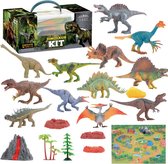 Voordeelpakket: 12 Stuks Dinosaurussen - Dinosaurus Speelgoed - Dinosaurus Speelgoed + GRATIS Accessoires