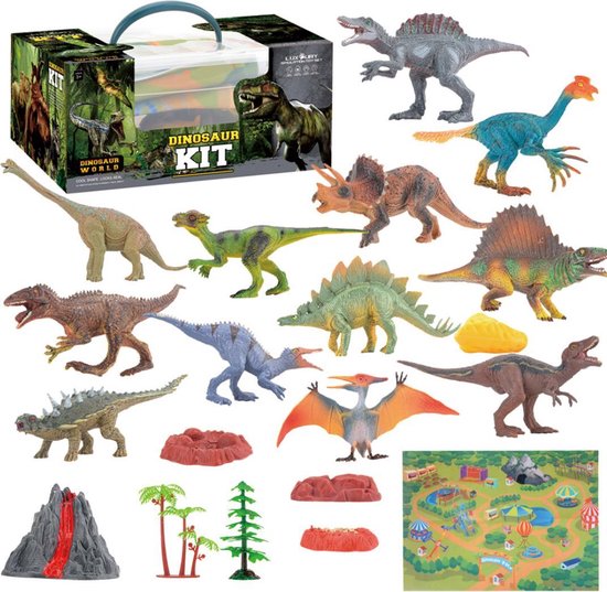 Voordeelpakket: 12 Dinosaurussen - Dinosaurus Dinosaurus Speelgoed +... | bol.com