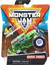 Hot Wheels Monster Jam truck Grave Digger wheelie bar - monster truck 9 cm échelle 1:64