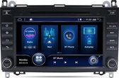 Mercedes-Benz 4Gb 7 Inch Android 11 Navigatie Bluetooth DAB+ 4K Video Qled Apple CarPlay Spraakbediening 5G Wifi Android Auto Apps A-Klasse W169 B-Klasse W245 Vito Viano W639 Sprinter