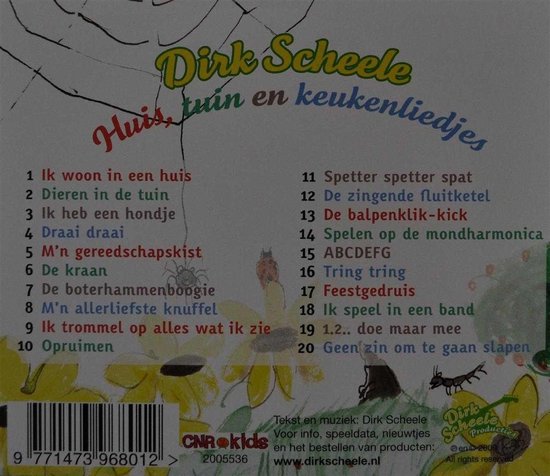 Dirk Scheele - Huis tuin en keukenliedjes (CD) - Dirk Scheele