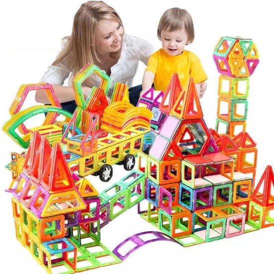 Magnetisch Speelgoed | Bouwset - 259 Onderdelen | Bouwblokken Speelgoed -  252 Stuks | bol.com
