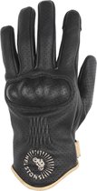 Helstons Sun Air Summer Leather Black Beige Gloves T10