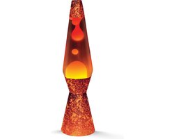 i-Total Lavalamp - Lava Lamp - Sfeerlamp - 40x11 cm - Glas/Aluminium - 30W - Vulkaan - XL1781