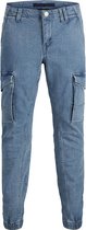 Jack & Jones broek jongens - blauw - JJIpaul - maat 146