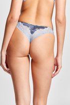 Gilda Dames Lingerie V-Shape Brazillian Slips (131-035) - Ondergoed Dames - Maat M - MARINE-BLAUW