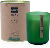 Bougie parfumée Bio IWAS - Garden Anglais - Upcycled