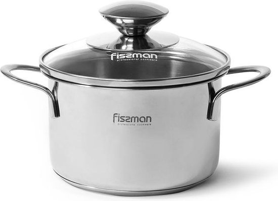 Marmite avec couvercle Fissman Bambino - Ø 12cm