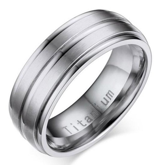Titanium heren ring