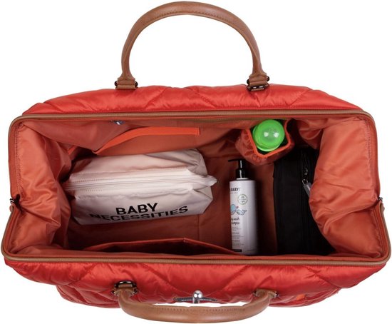 Childhome Mommy Bag ® - Verzorgingstas - Gewatteerd - Rood van Childhome — afbeelding 4