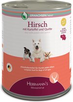 Herrmann's Bio Adult Honden Blikvoeding - Hert met Aardappel - 800 g