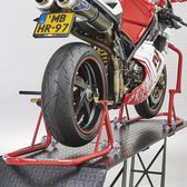 Datona® Xtreme paddockstand set voor- en achterwiel - Rood - Rood