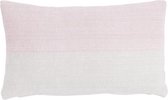 Hoyz | Duo Tone Sand Roze Kussen | 30 X 50 | Sierkussen Voor Woonkamer Of Slaapkamer