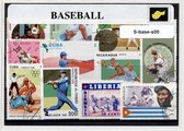 Honkbal – Luxe postzegel pakket (A6 formaat) : collectie van verschillende postzegels van honkbal – kan als ansichtkaart in een A6 envelop - authentiek cadeau - kado - geschenk - k