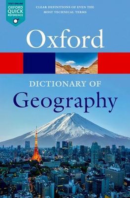 Oxford Quick Reference-A Dictionary of Geography - cover