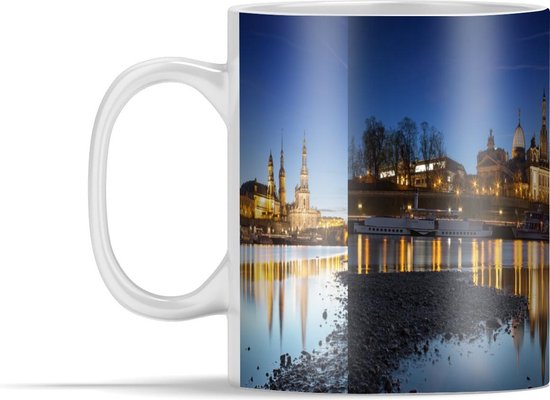 Mug Dresden - Panorama de la ville allemande de Dresde mug en céramique -  350 ml - mug... | bol