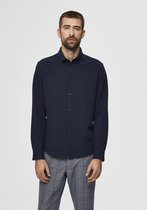 SELECTED SLHSLIMOLIVER-KNIT FLEX SHIRT LS B NOOS Heren Overhemd  - Maat L