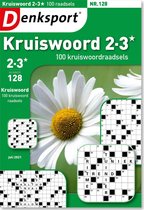 Denksport Puzzelboek Kruiswoord 2-3* 100 raadsels, editie 128