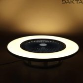 Plafondventilator | LED Bluetooth | Dimbaar | 3 Snelheden | 56 cm | Moderne Lamp | Plafondlamp | Ventilatorlamp