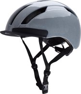 Bol.com AGU Urban Pedelec Fietshelm Hivis - Grijze - S/M - 360 graden zichtbaarheid aanbieding