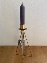 Kandelaar goud 21cm