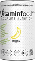 VITAMINFOOD | 1 pot / smaak (BANAAN)|Complete Voeding | 27 Vitaminen&Mineralen | Suikervrije, Vegan Maaltijdvervangers |100g ErwtenProteïnen|pot =450g