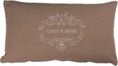 Hoyz | Kussen Linen & More Embroidery Linen | 30 X 50 | Sierkussen Voor Woonkamer Of Slaapkamer