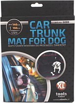 Waterdichte XXL Hondenmat voor auto - Hondenmat - Autodeken voor je hond - Hondendeken kofferbak - Boot Cover - Zwart met rood 140*150cm