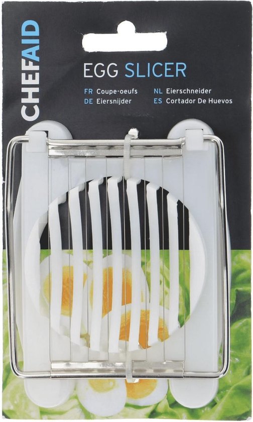 Chefaid - eiersnijder - wit - egg slicer