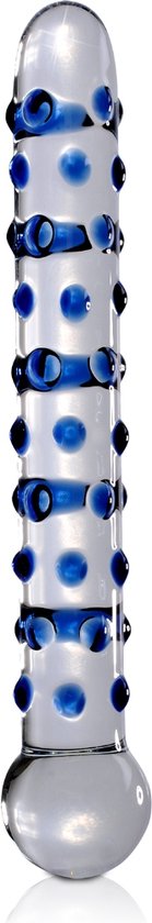 Pipedream Icicles No. 50 Glazen Dildo - Transparant en Blauw