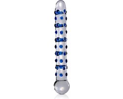 Pipedream Icicles No. 50 Glazen Dildo - Transparant en Blauw