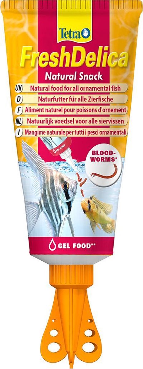 Freshdelica bloodworms tube 6x 80 gr