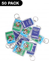 Key Rings- Wear Your Rubbers - 50 pack
