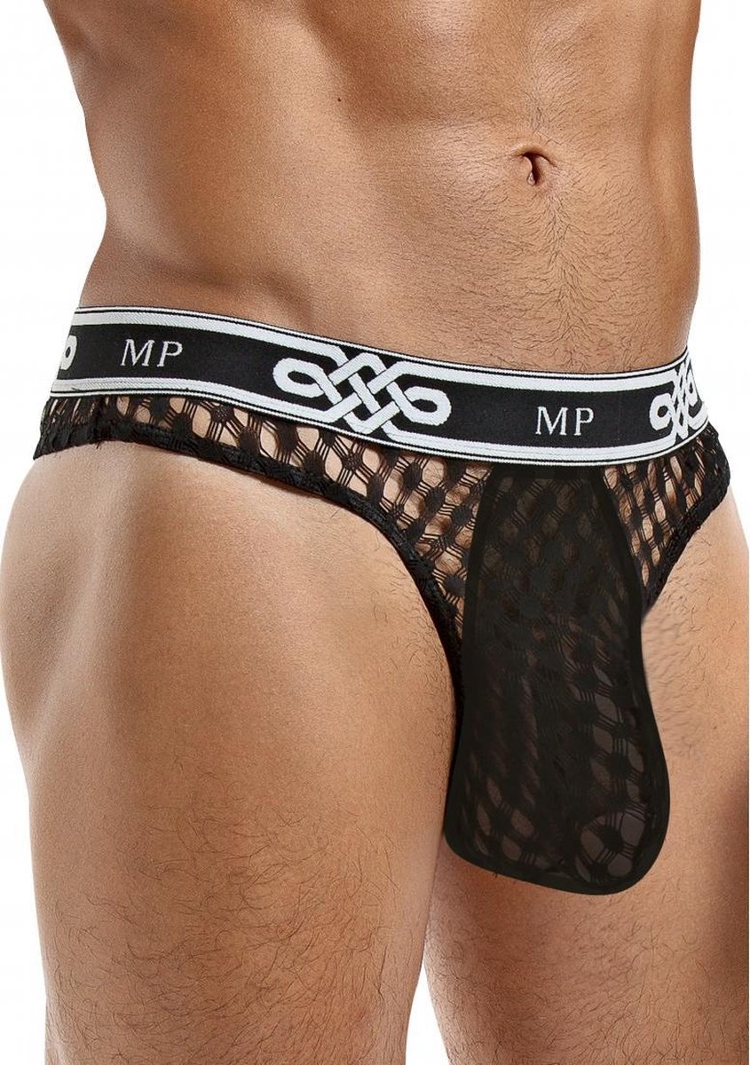 Lo Rise Thong - Zwart - L/XL