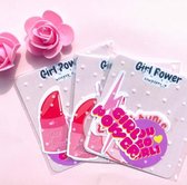 Rozeberryshop - Girl Power Sticker Pack - Feminist - Stickers voor Meiden - Quotes - Vrouwen - Inspiratie - Laptop Stickers - Waterfles Stickers - Bullet Journal - Planner Stickers - Scrapboo