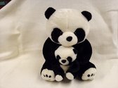 Leuke knuffel panda met baby 25 cm - superleuk en supermooi